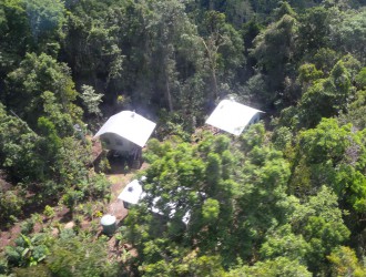 Swire Research Station from the air 